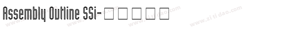 Assembly Outline SSi字体转换